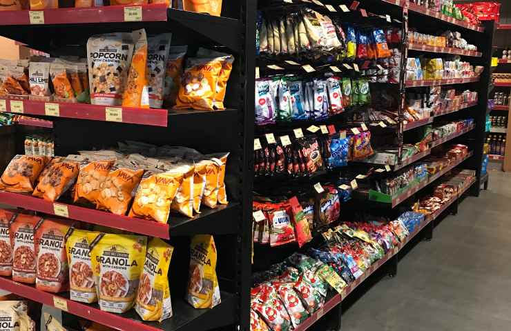 Mece esposta in vendita in un supermercato