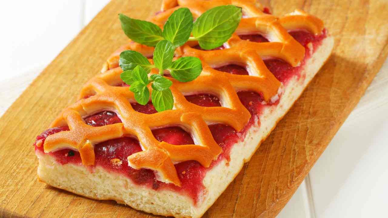 Crostata morbida alla marmellata