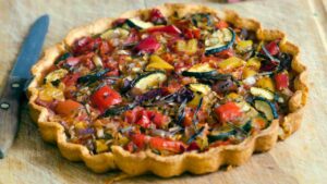 Crostata salata con le verdure