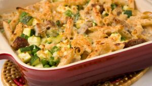 Pasta al forno con le zucchine