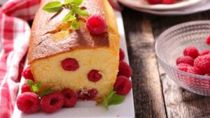 Plumcake vegano ai lamponi