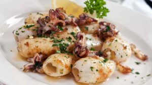 Seppie in padella al limone
