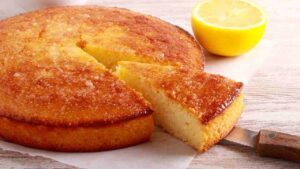 Torta all'acqua e limone