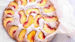 Torta alle pesche con grano saraceno - Culinaria-it