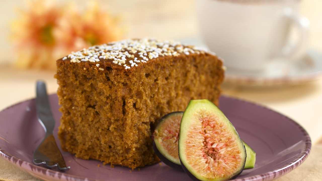 Torta fichi e cioccolato vegana Culinaria.it