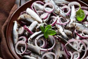 alici con cipolle