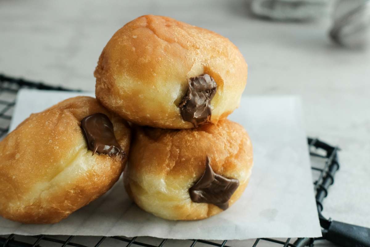 bomboloni ripieni al cioccolato