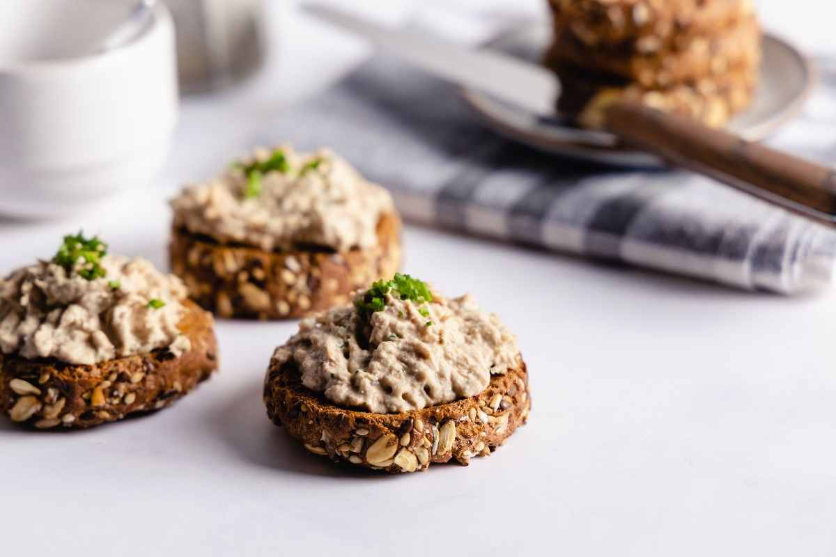 bruschette con paté