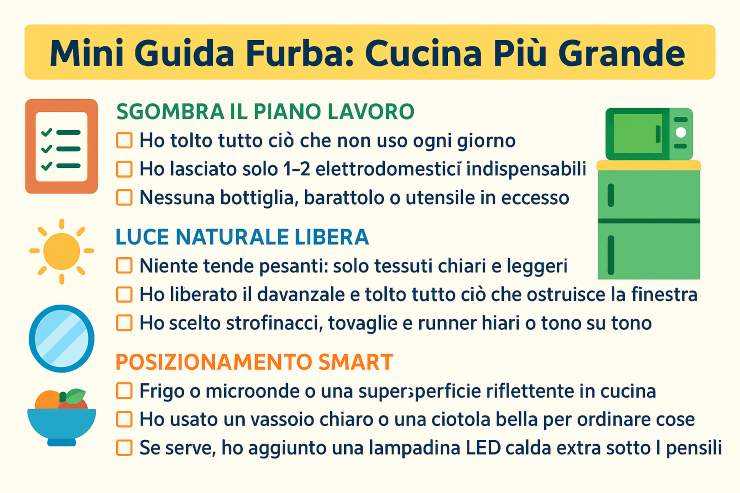 guida per la cucina