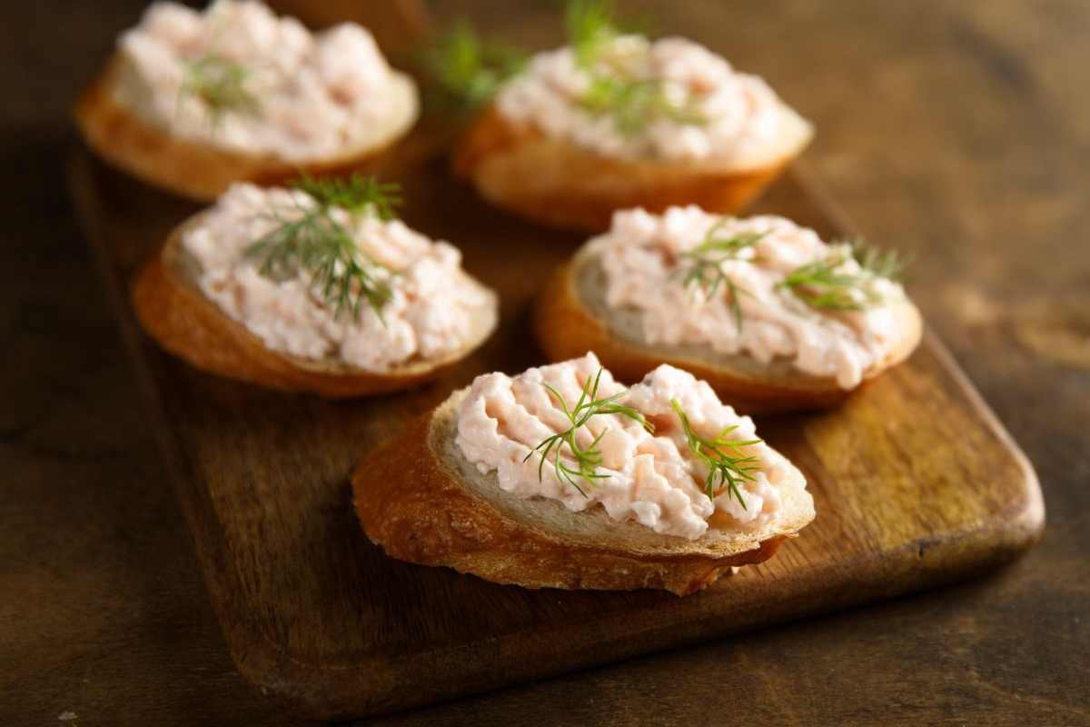 bruschette con paté