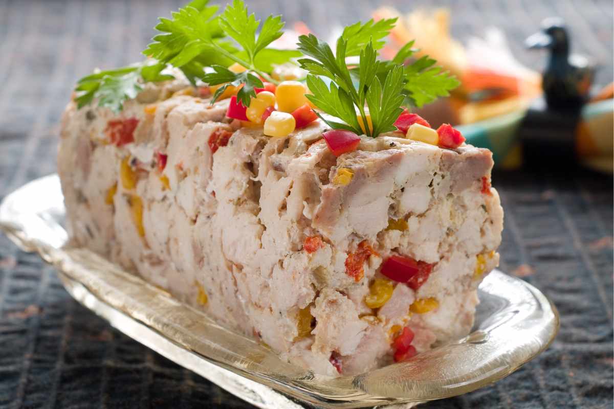 polpettone di pollo e verdure