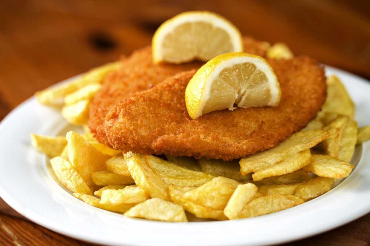 cotolette con patatine