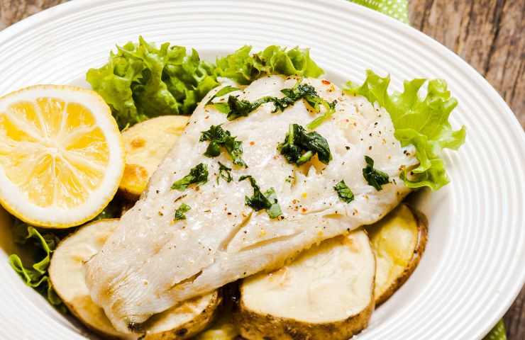 merluzzo con limone insalta patate