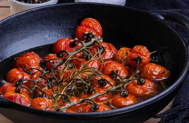 pomodorini in padella antiaderente