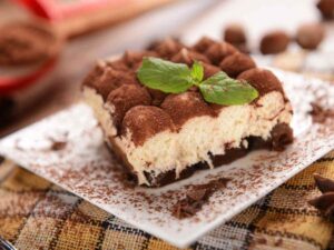 porzione di tiramisù
