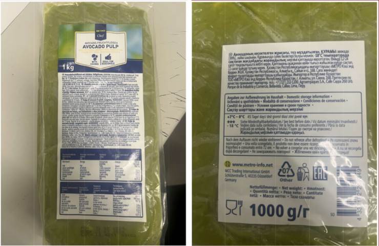 La salsa di avocado sottoposta a richiamo urgente