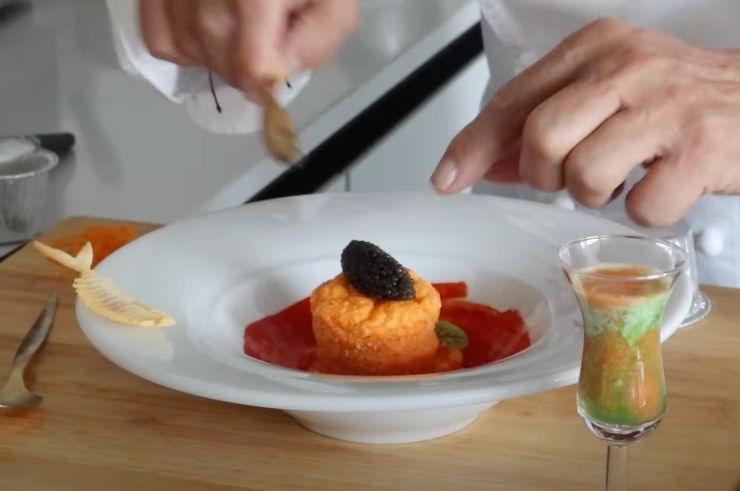soufflè di carote di barbieri