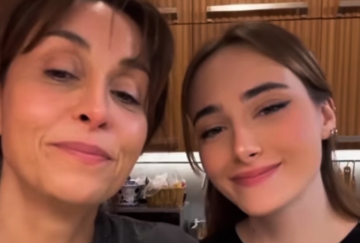benedetta parodi con la figlia eleonora