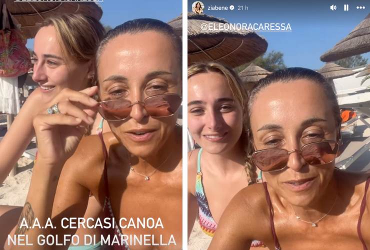 collage di benedetta parodi con la figlia eleonora