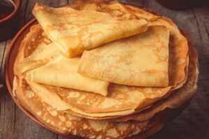piatto con le crepes
