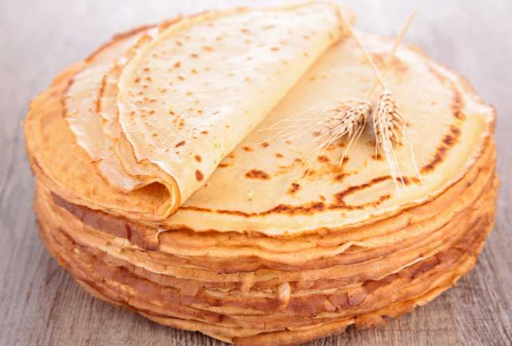 piatto con le crepes